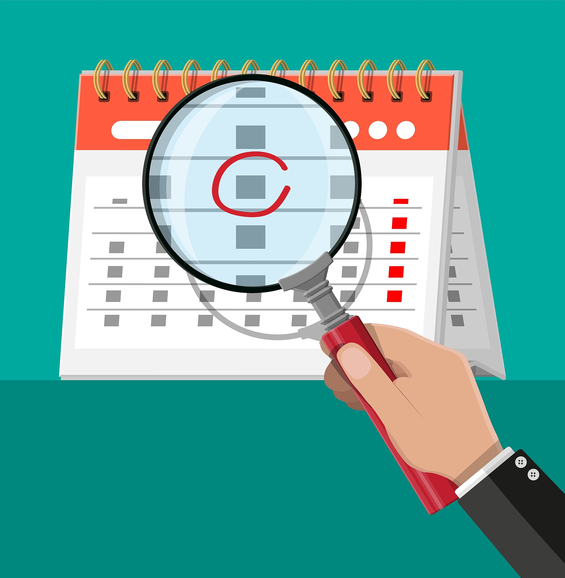 Symbolbild Stundenplan