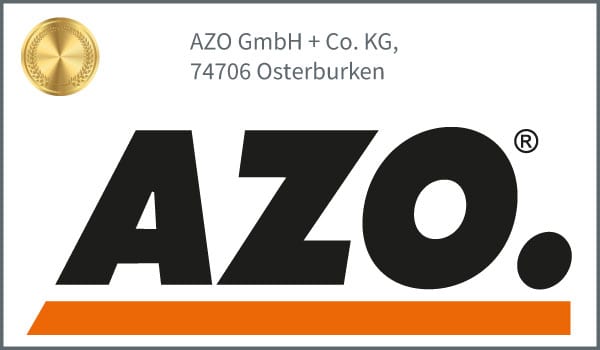 Logo des Goldpartners AZO