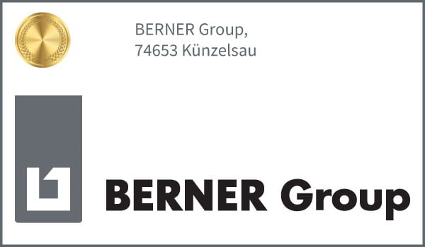 Logo des Goldpartners BERNER Group