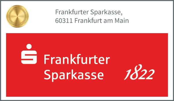 Logo des Goldpartners Frankfurter Sparkasse