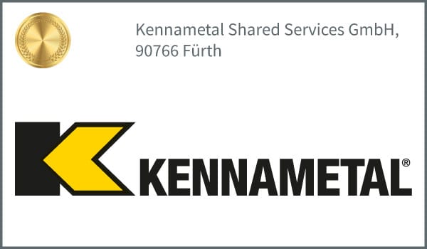 Logo des Goldpartners KENNAMETAL