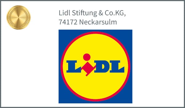 Logo des Goldpartners LiDL
