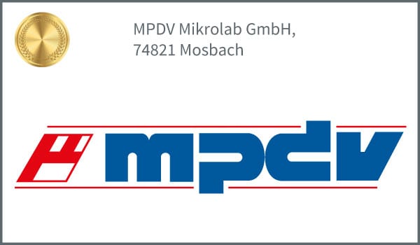 Logo des Goldpartners mpdv