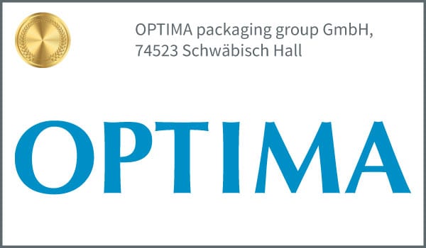 Logo des Goldpartners OPTIMA