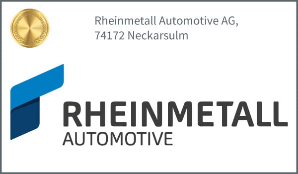 Logo des Goldpartners RHEINMETALL AUTOMOTIVE