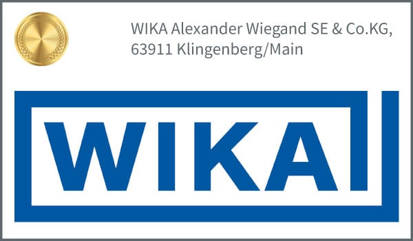 Logo des Goldpartners WIKA