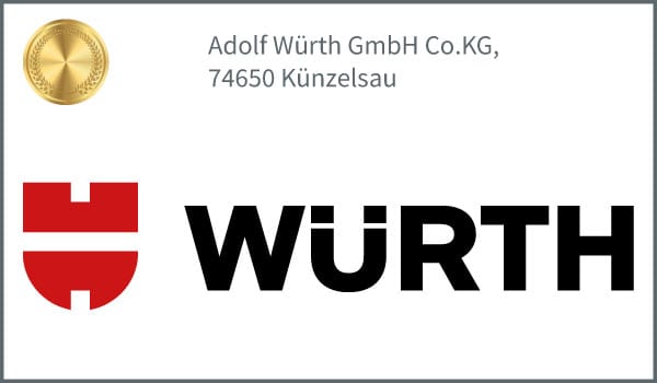 Logo des Goldpartners WÜRTH