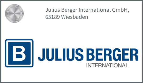 Logo des Silberpartners JULIUS BERGER INTERNATIONAL