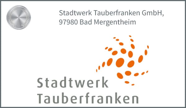 Logo des Silberpartners Stadwerk Tauberfranken