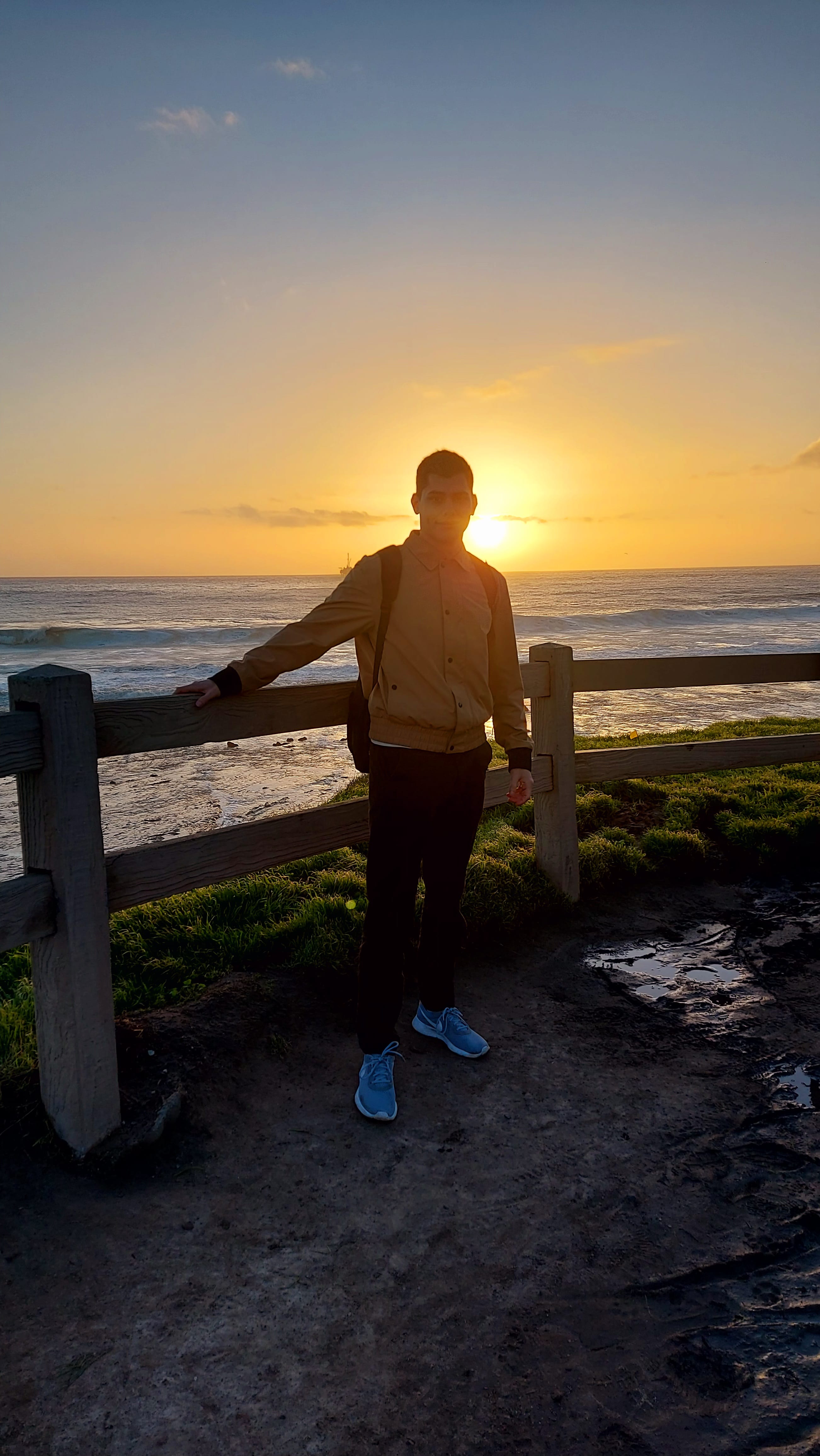 Sonnenuntergang am Sands Beach in Isla Vista